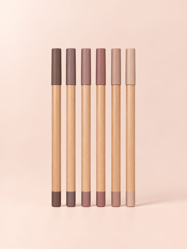 Velvet Matte Lip Liner Set in Nude Brown