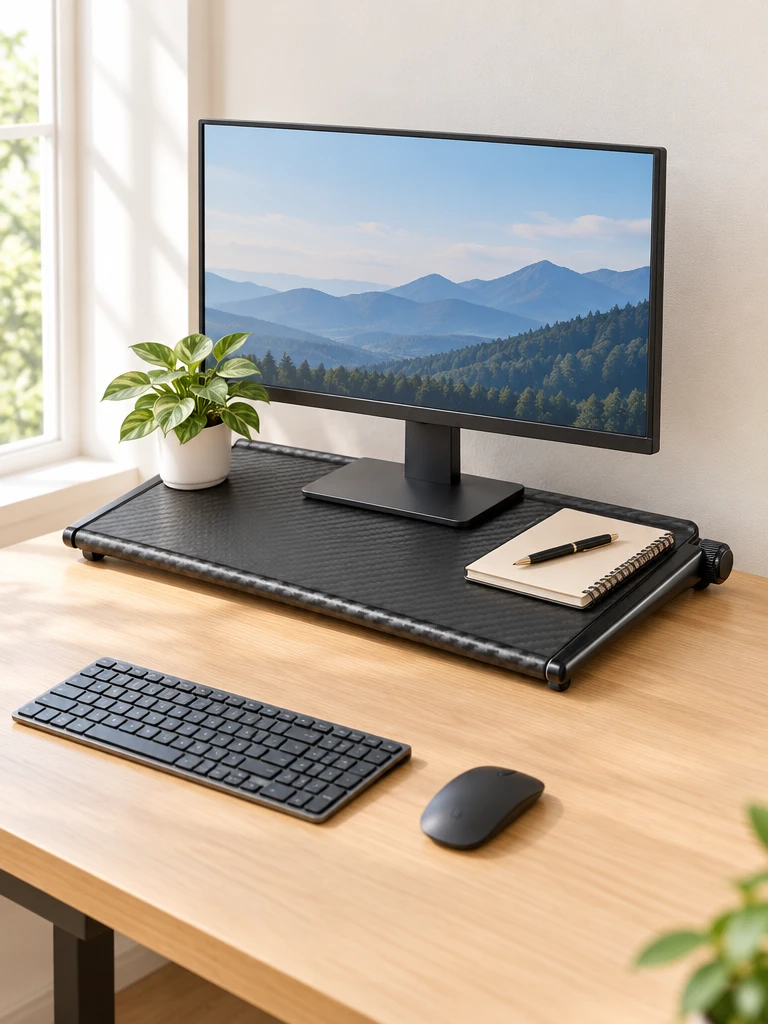 Adjustable Monitor Top Shelf