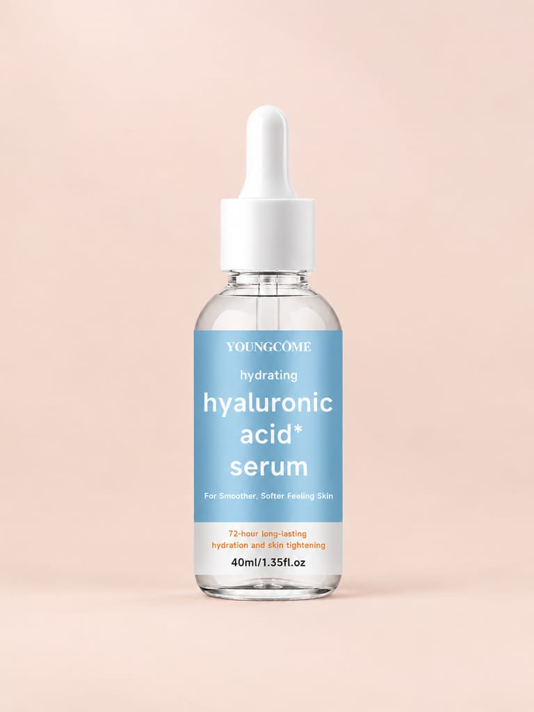 Hyaluronic Acid Hydrating Serum, 40 ml dropper bottle